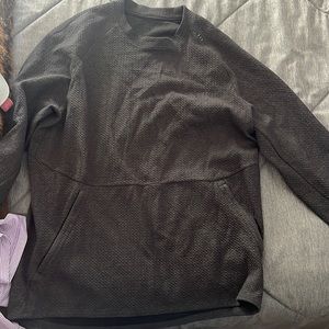 Gray Lulu lemon at ease crewneck size large